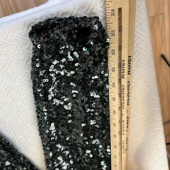Gestuz Women’s XS Black Sequin Full Zip Party Jacket Coat Brand New NWT Holiday - Picture 5 of 16